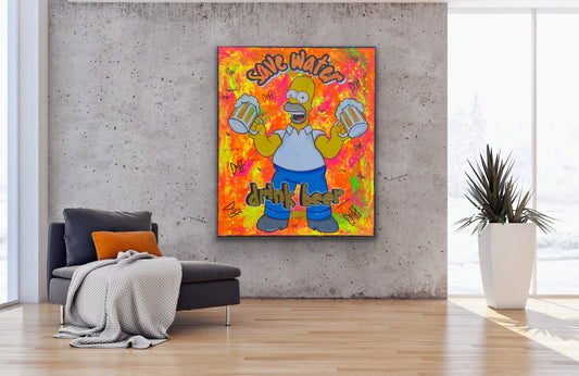 save water - drink beer