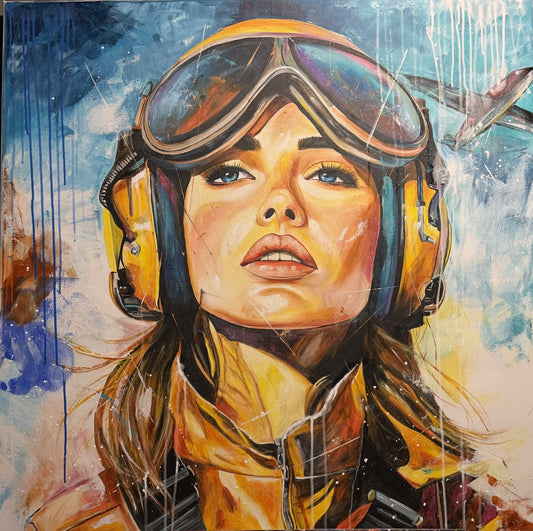 serielles Unikat - longing fly