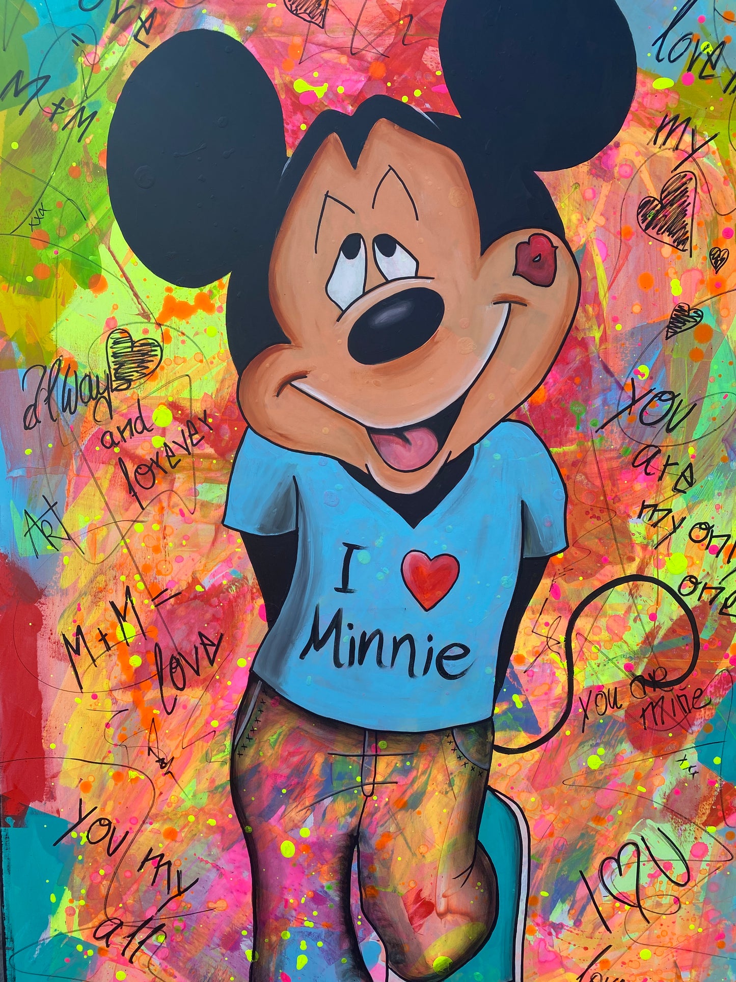 Mickey loves Minni