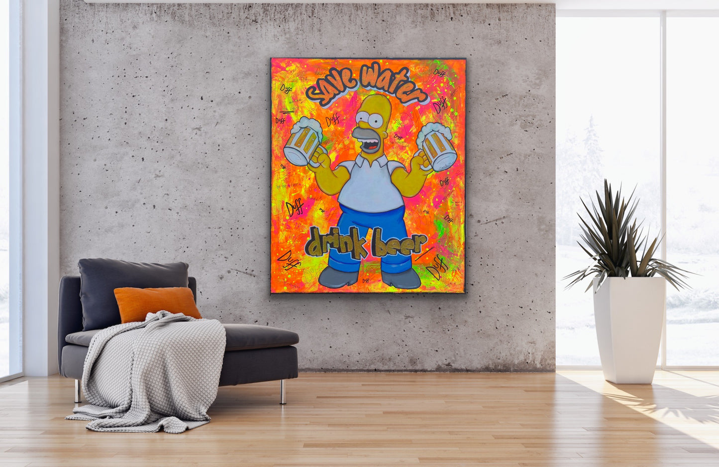 save water - drink beer