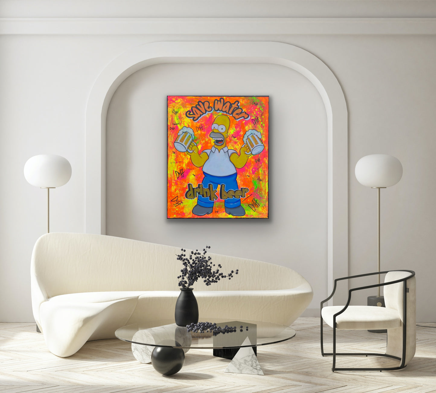 save water - drink beer