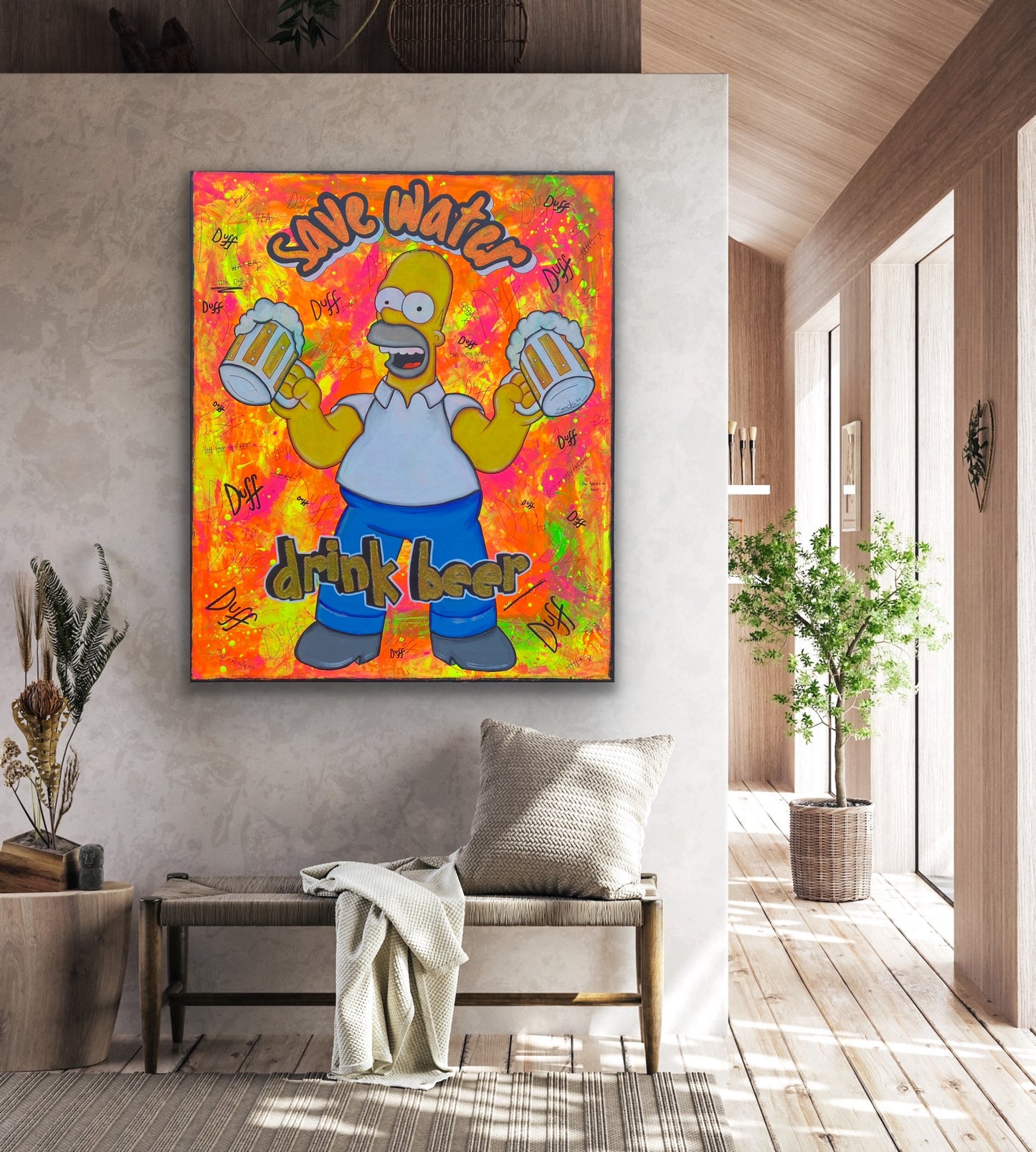 save water - drink beer