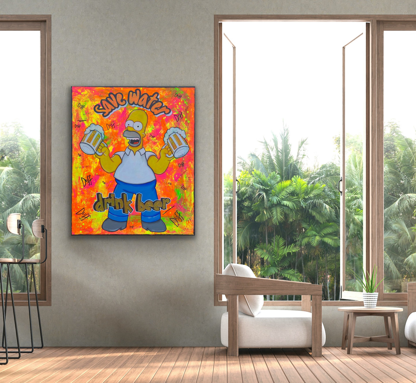 save water - drink beer