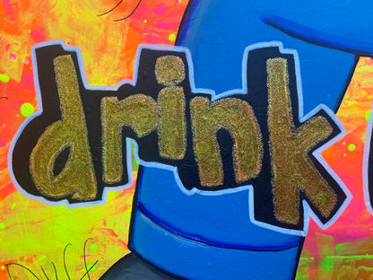 save water - drink beer