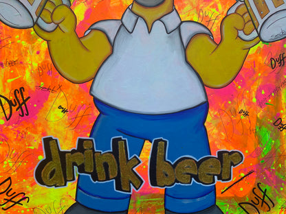 save water - drink beer