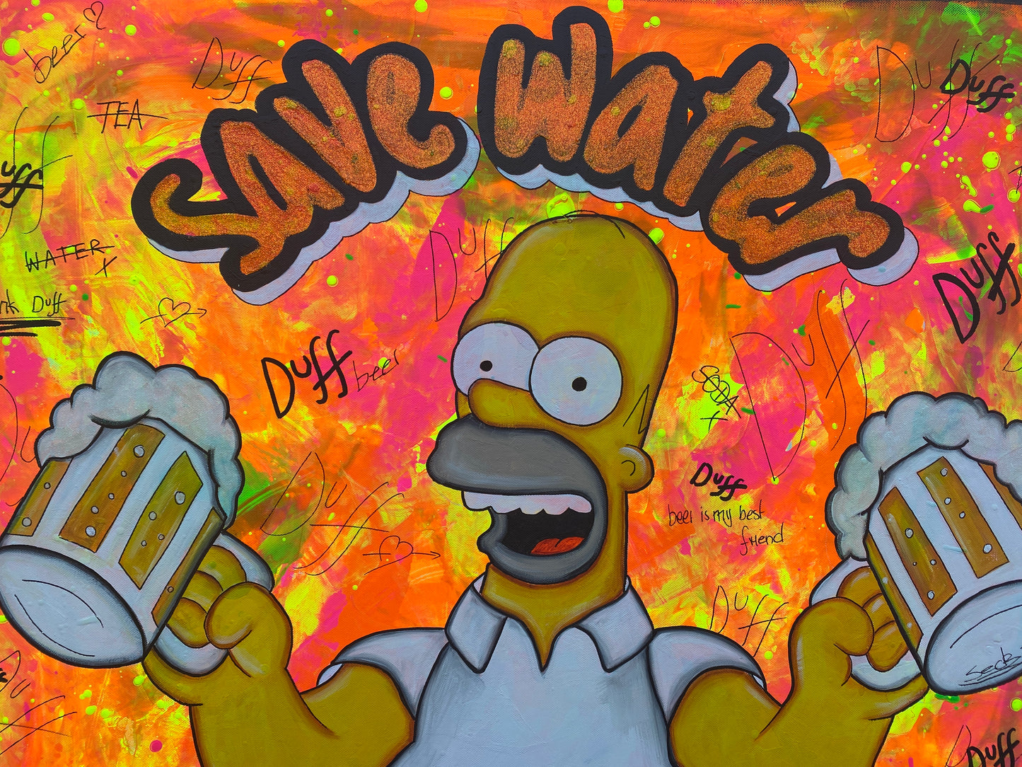 save water - drink beer