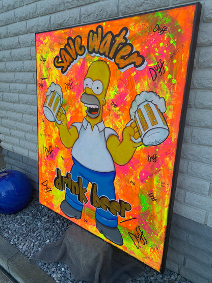 save water - drink beer