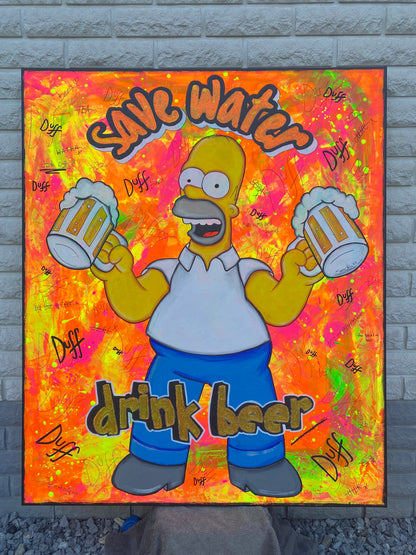 save water - drink beer